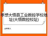 孝感大悟县工业数控学校地址(大悟数控校址)