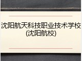 沈阳航天科技职业技术学校(沈阳航校)