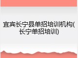 宜宾长宁县单招培训机构(长宁单招培训)