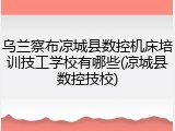 乌兰察布凉城县数控机床培训技工学校有哪些(凉城县数控技校)