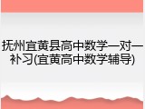 抚州宜黄县高中数学一对一补习(宜黄高中数学辅导)