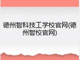 德州智科技工学校官网(德州智校官网)