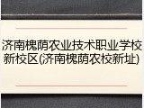 济南槐荫农业技术职业学校新校区(济南槐荫农校新址)