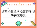 铁西挖掘机学校哪家强(铁西学挖掘机)