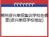 郴州资兴单招集训学校在哪里(资兴单招学校地址)