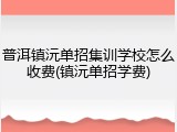 普洱镇沅单招集训学校怎么收费(镇沅单招学费)