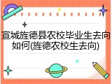 宣城旌德县农校毕业生去向如何(旌德农校生去向)