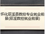 怀化辰溪县数控专业就业前景(辰溪数控就业前景)