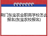 荆门东宝农业职高学校怎么报名(东宝农校报名)