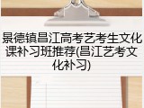 景德镇昌江高考艺考生文化课补习班推荐(昌江艺考文化补习)
