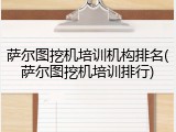 萨尔图挖机培训机构排名(萨尔图挖机培训排行)