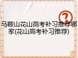 马鞍山花山高考补习推荐哪家(花山高考补习推荐)