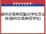 锦州古塔单招集训学校怎么样(锦州古塔单招学校)