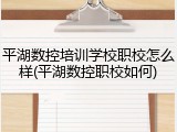 平湖数控培训学校职校怎么样(平湖数控职校如何)