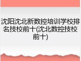 沈阳沈北新数控培训学校排名技校前十(沈北数控技校前十)