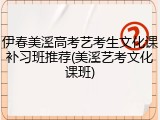 伊春美溪高考艺考生文化课补习班推荐(美溪艺考文化课班)