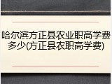 哈尔滨方正县农业职高学费多少(方正县农职高学费)