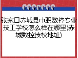 张家口赤城县中职数控专业技工学校怎么样在哪里(赤城数控技校地址)