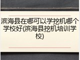 滨海县在哪可以学挖机哪个学校好(滨海县挖机培训学校)