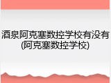 酒泉阿克塞数控学校有没有(阿克塞数控学校)