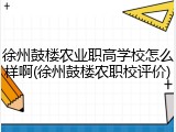 徐州鼓楼农业职高学校怎么样啊(徐州鼓楼农职校评价)