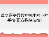 遵义正安县数控技术专业的学校(正安数控技校)