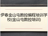 伊春金山屯数控编程培训学校(金山屯数控培训)