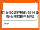 漯河召陵数控技能培训中职班(召陵数控中职班)