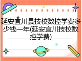 延安宜川县技校数控学费多少钱一年(延安宜川技校数控学费)