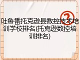 吐鲁番托克逊县数控技术培训学校排名(托克逊数控培训排名)