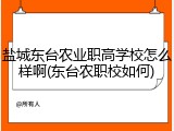 盐城东台农业职高学校怎么样啊(东台农职校如何)