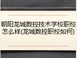 朝阳龙城数控技术学校职校怎么样(龙城数控职校如何)