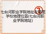 七台河职业学院地址在哪里，学校地理位置(七台河职业学院地址)