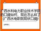 广西水利电力职业技术学院的口碑如何，现在怎么样了(广西水电职院现状口碑)