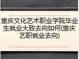 重庆文化艺术职业学院毕业生就业大致去向如何(重庆艺职就业去向)