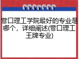 营口理工学院最好的专业是哪个，详细阐述(营口理工王牌专业)