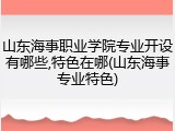 山东海事职业学院专业开设有哪些,特色在哪(山东海事专业特色)