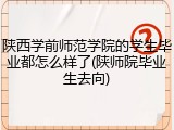 陕西学前师范学院的学生毕业都怎么样了(陕师院毕业生去向)