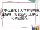 辽宁石油化工大学有没有就业指导，好就业吗(辽宁石化就业情况)