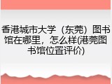 香港城市大学（东莞）图书馆在哪里，怎么样(港莞图书馆位置评价)