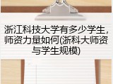 浙江科技大学有多少学生，师资力量如何(浙科大师资与学生规模)