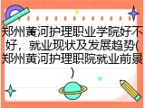 郑州黄河护理职业学院好不好，就业现状及发展趋势(郑州黄河护理职院就业前景)