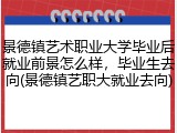 景德镇艺术职业大学毕业后就业前景怎么样，毕业生去向(景德镇艺职大就业去向)