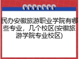 民办安徽旅游职业学院有哪些专业，几个校区(安徽旅游学院专业校区)