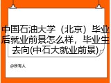 中国石油大学（北京）毕业后就业前景怎么样，毕业生去向(中石大就业前景)
