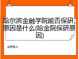 哈尔滨金融学院能否保研，原因是什么(哈金院保研原因)