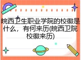 皖西卫生职业学院的校徽是什么，有何来历(皖西卫院校徽来历)