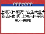 上海兴伟学院毕业生就业大致去向如何(上海兴伟学院就业去向)
