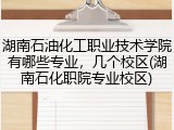 湖南石油化工职业技术学院有哪些专业，几个校区(湖南石化职院专业校区)