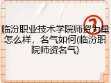 临汾职业技术学院师资力量怎么样，名气如何(临汾职院师资名气)